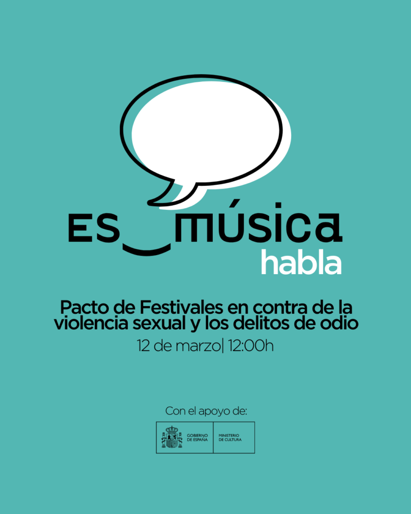 Pacto de Festivales en contra de la violencia sexual y los delitos de odio – Fomento a la igualdad y prevención del acoso sexual laboral en la industria de la música